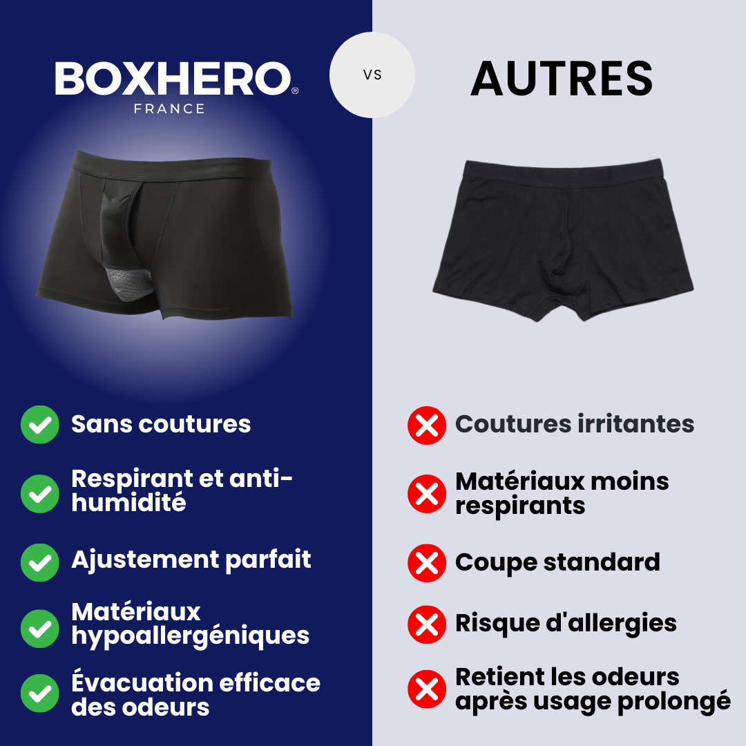 BOXER À POCHETTE AVANT REMBOURRÉE