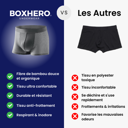 BOXER EN FIBRE DE BAMBOU - CONFORT TOUT AU LONG DE LA JOURNÉE